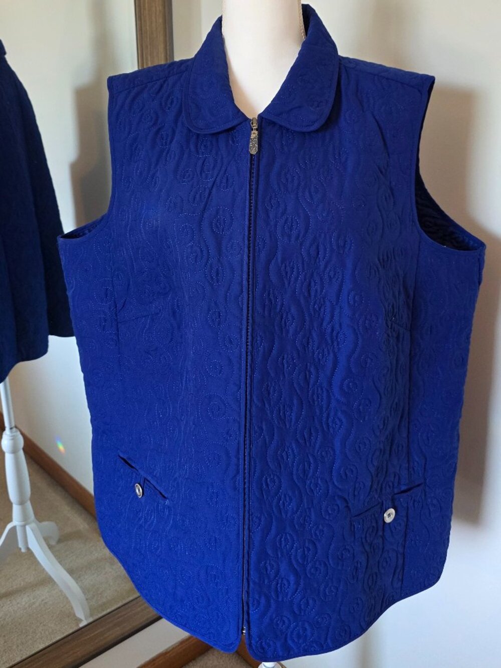 CJ Banks Embroidered Vest